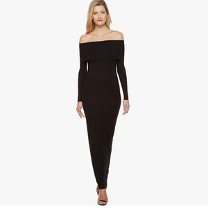 LAmade Nola Off Shoulder Ribbed Maxi Dress Size Small New Without Tags